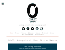 Tablet Screenshot of draft-zero.com